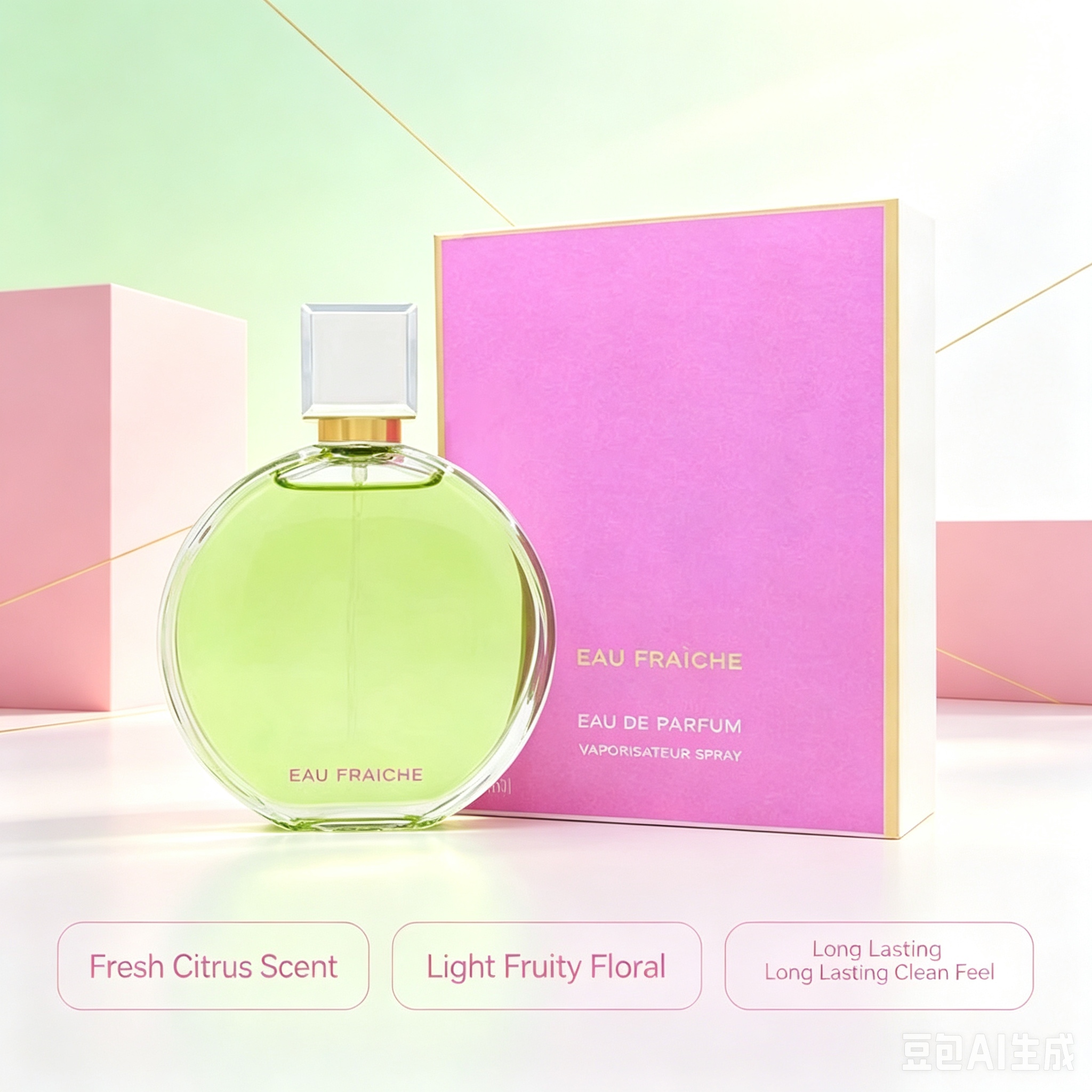 El Perfume Fragrance - Chan.el Eau Fraiche Green Bottle EDP
