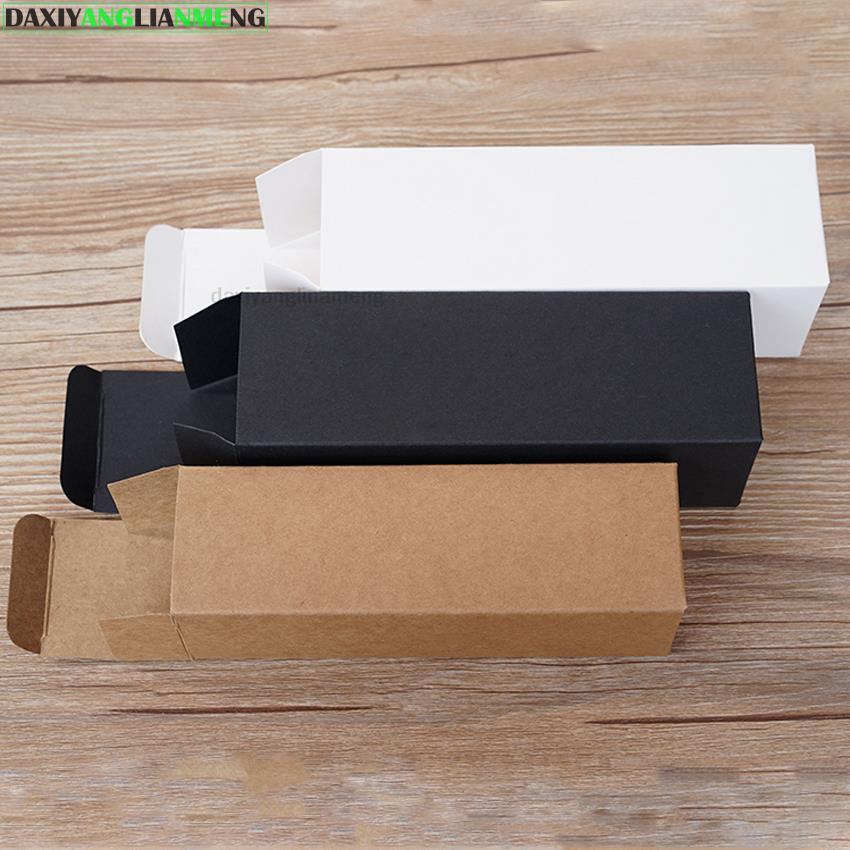 Perfume Decant Sample - 50pcs/lot 37x37x118mm Kraft Paper Box DIY