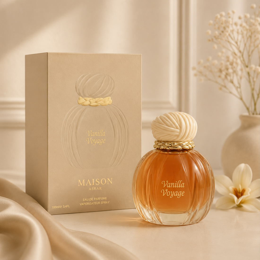 Perfume Jasmine Fragrance - Vanilla Voyage 100ml Oriental Sweet Unisex