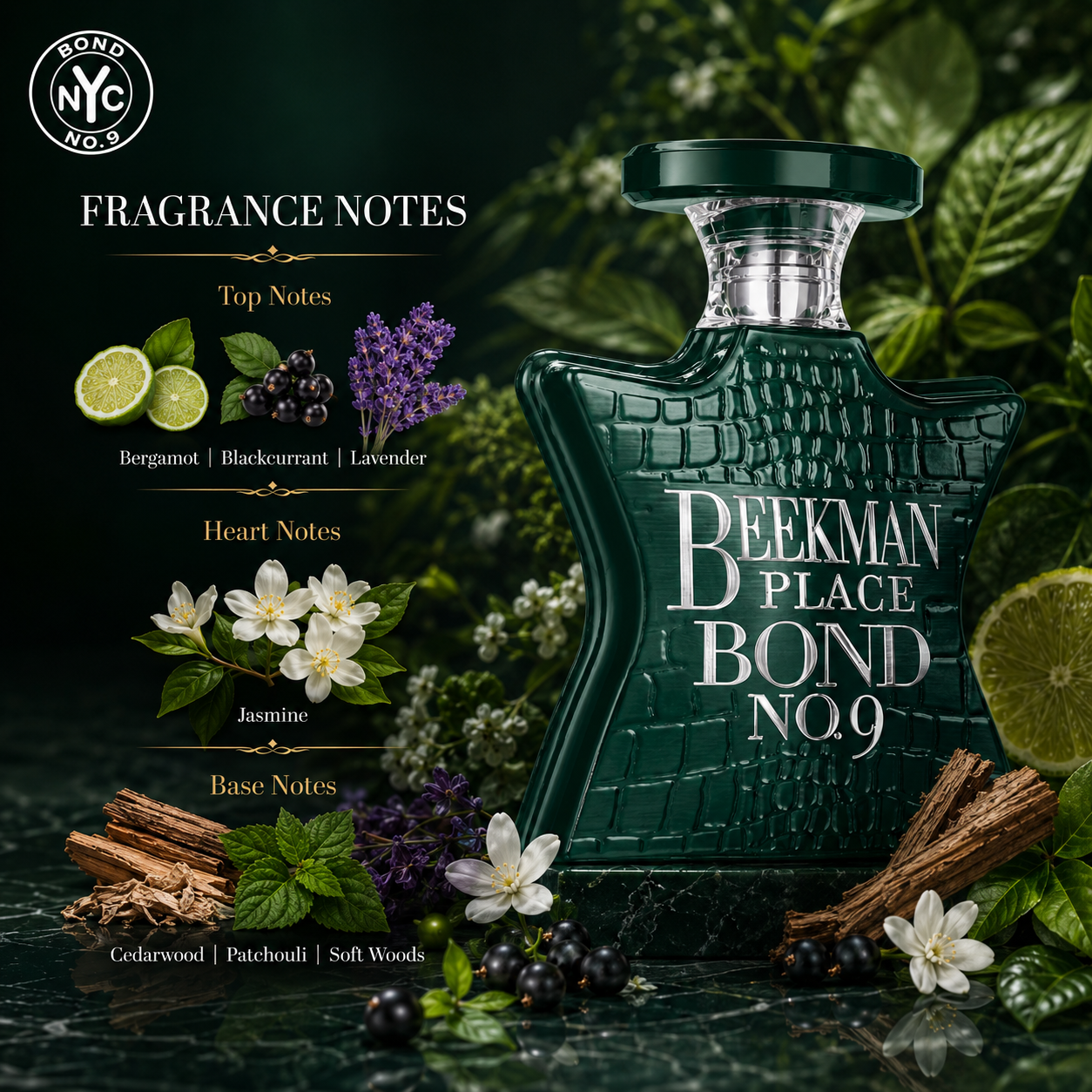 Bond No.9 Beekman Place Eau De - Pure Perfume Fragrance incelemesi ve fiyatı
