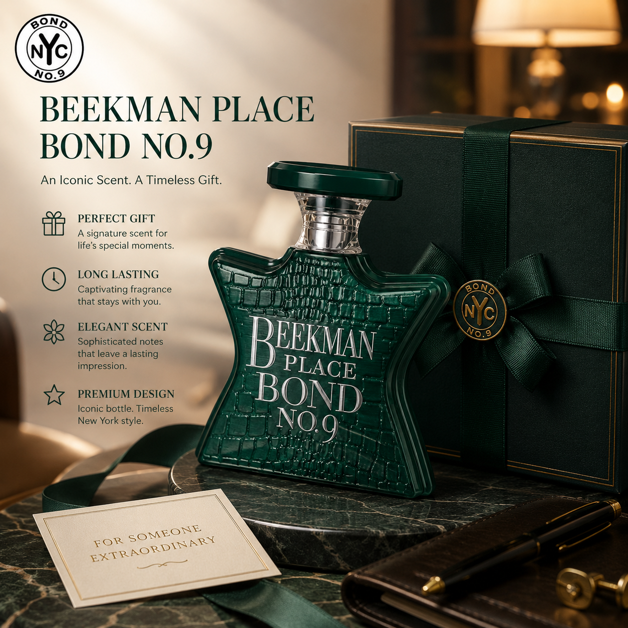 Bond No.9 Beekman Place Eau De - Pure Perfume Fragrance incelemesi ve fiyatı