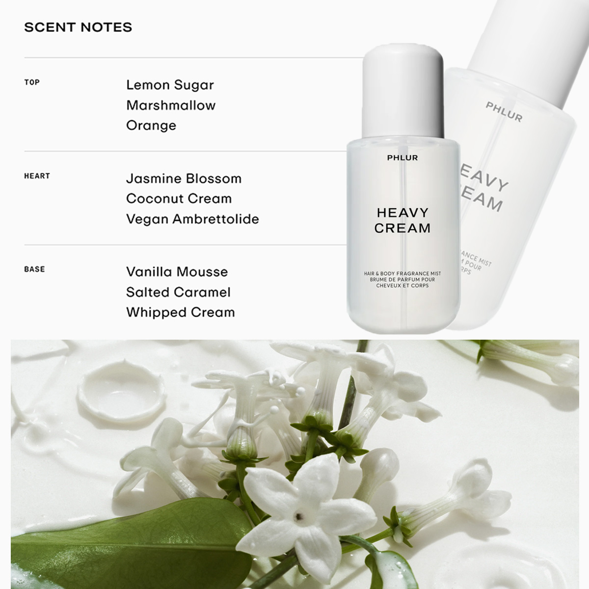 PHLUR Heavy Cream Body Spray - - Perfume Jasmine Fragrance incelemesi ve fiyatı