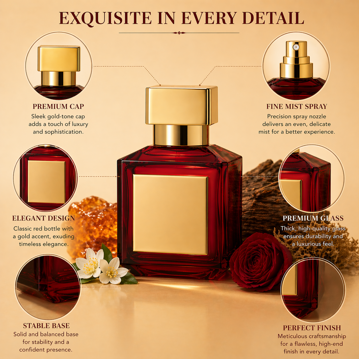 Rouge 540 Eau De Parfum Luxury - Perfume Fragrance Dupe incelemesi ve fiyatı