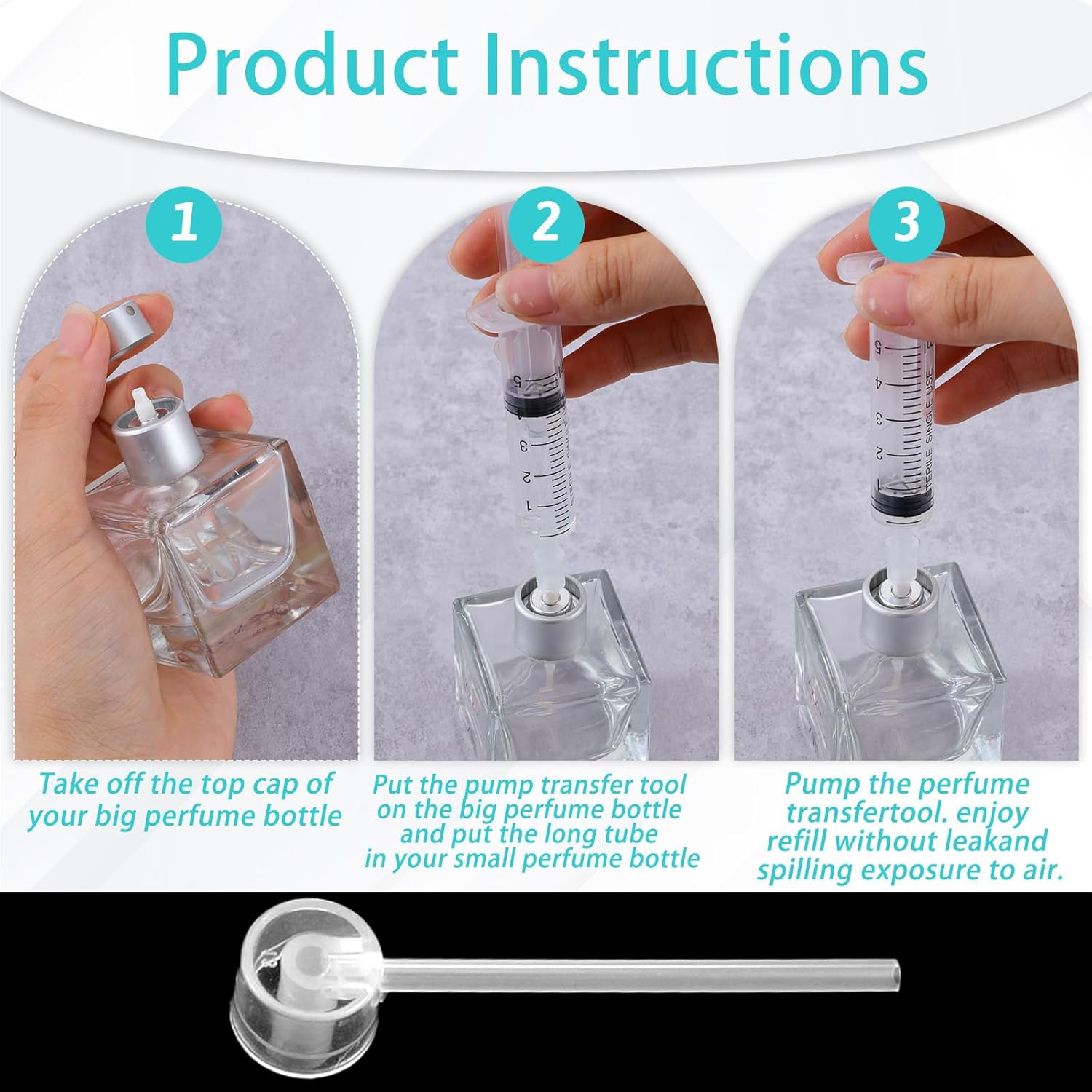 40Pcs/8Pcs Perfume Refill Pump - Perfume Decant Sample incelemesi ve fiyatı